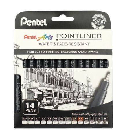ROTULADOR CALIBRADO PENTEL S20P POINTLINER PACK de