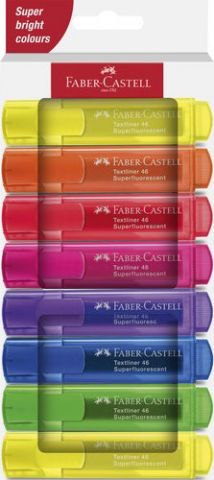 MARCADOR FLUOR FABER-CASTELL TEXTLINER 46 ESTUCHE