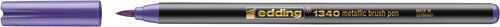 ROTULADOR FIBRA EDDING 1340 BRUSHPEN METALLIC VIOL