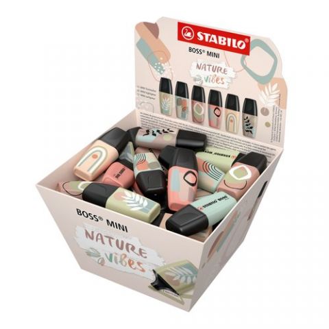 MARCADOR FLUOR STABILO BOSS MINI NATUREVIBES 07  B