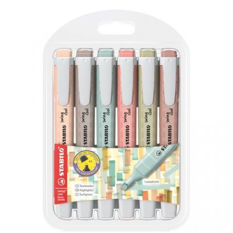 MARCADOR FLUOR STABILO SWING COOL NATURCOLORS 275