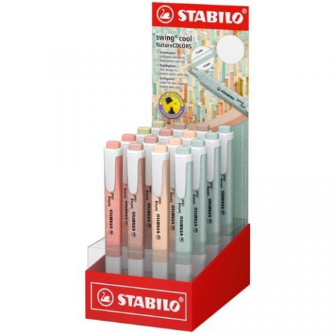MARCADOR FLUOR STABILO SWING COOL NATURCOLORS 275