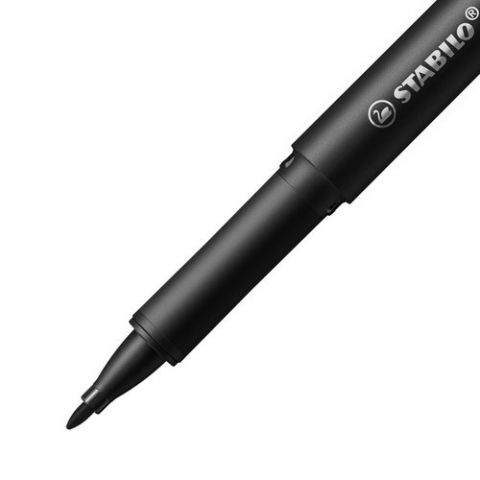 ROTULADOR FIBRA STABILO D!VER PUNTA M NEGRO