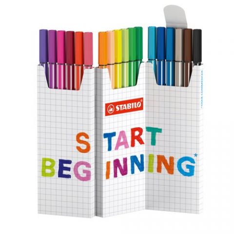 ROTULADOR FIBRA STABILO PEN 68 ESTUCHE ZIG-ZAG de