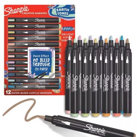 ROTULADOR SHARPIE CREATIVE ACRYLIC SURTIDO COLORES
