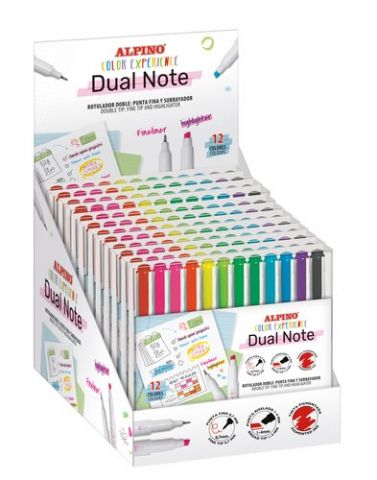 ROTULADOR FIBRA ALPINO COLOR EXPERIENCE DUAL NOTE