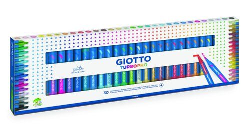 ROTULADOR FIBRA GIOTTO TURBO PRO DOBLE PUNTA ESTUC