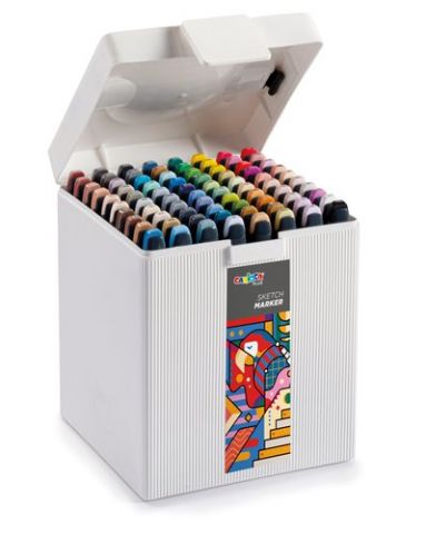ROTULADOR FIBRA CARIOCA PLUS SKETCH MARKER DOBLE P