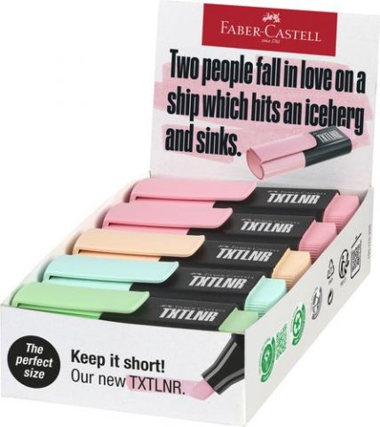 MARCADOR FLUOR FABER-CASTELL TEXTLINER 1542 PASTEL