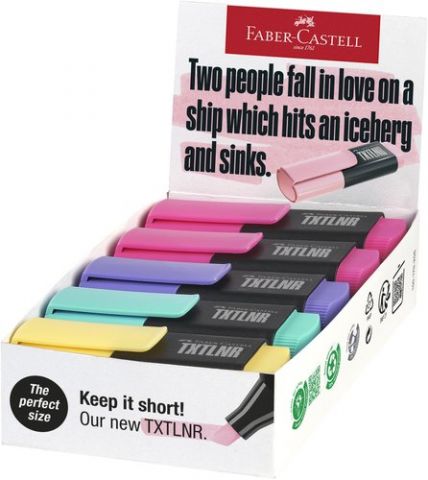 MARCADOR FLUOR FABER-CASTELL TEXTLINER 1542 PASTEL