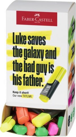 MARCADOR FLUOR FABER-CASTELL TEXTLINER 1542 EXPOSI