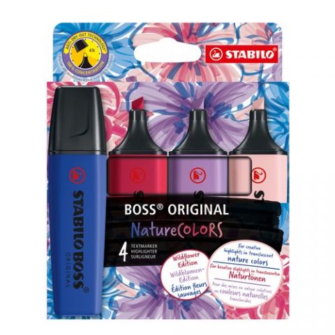 MARCADOR FLUOR STABILO BOSS 70 NATURE COLORS WILDF