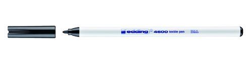 MARCADOR TEXTIL EDDING 4600 (fino) NEGRO