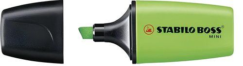 MARCADOR FLUOR STABILO BOSS MINI 07  VERDE