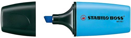 MARCADOR FLUOR STABILO BOSS MINI 07  AZUL
