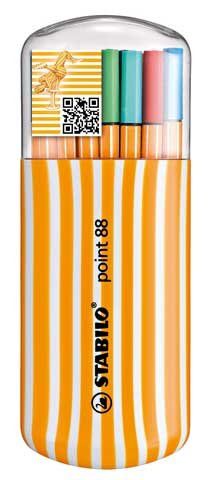 ROTUL.STABILO POINT 88 ESTUCHE 20 ZEBRUI