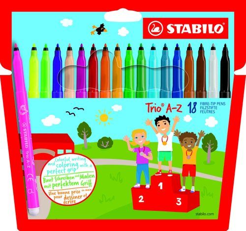 ROTUL.STABILO TRIO A-Z 378 ESTUCHE 18