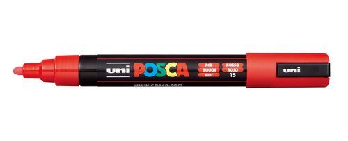 ROTUL.UNI-POSCA PC-5M  ROJO