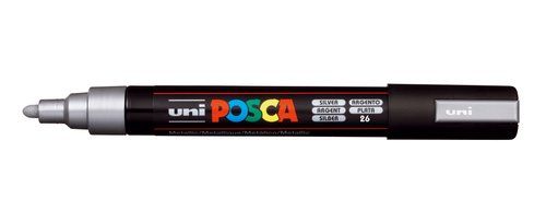 ROTUL.UNI-POSCA PC-5M  PLATA