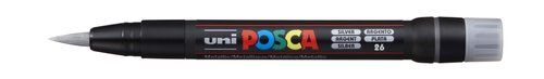 ROTUL.UNI-POSCA PCF-350 PINCEL  PLATA