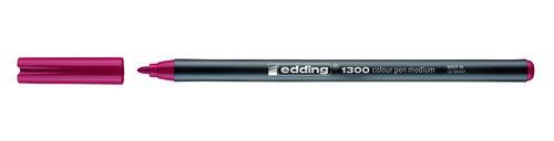 ROTULADOR FIBRA EDDING 1300  CARMIN