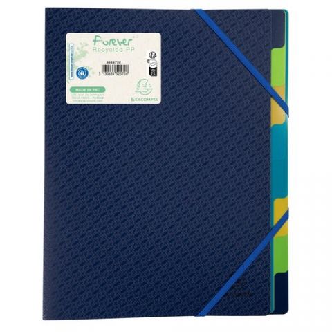 CARPETA CLASIFICADORA EXACOMPTA PP A4 8 DPTOS. con