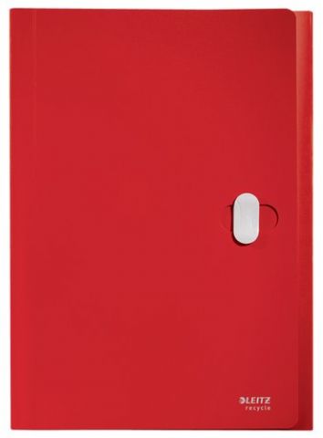CLASIF.ACORD.LEITZ RECYCLE PP A4 ROJO