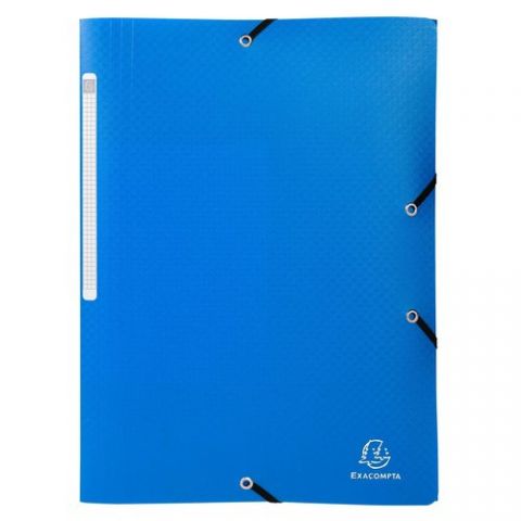 CARPETA SOLAP.EXACOMPTA PP A4 AZUL