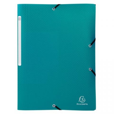 CARPETA SOLAP.EXACOMPTA PP A4 VERDE OSC.