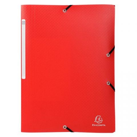 CARPETA SOLAP.EXACOMPTA PP A4 ROJO