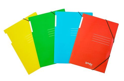 CARPETA de GOMAS y SOLAPAS PARDO STUDIO STYLE CART