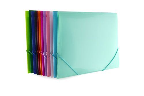 CARPETA de GOMAS y SOLAPAS OFFICE BOX PP TRANS.MAX