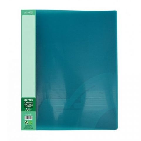 CARPETA de ANILLAS OFFICE BOX PP TWILL SUPRA A4+ 4