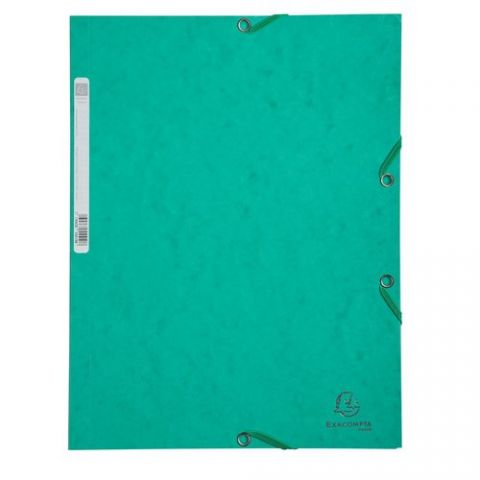 CARPETA SOLAP.EXACOMPTA CART. A4 VERDE