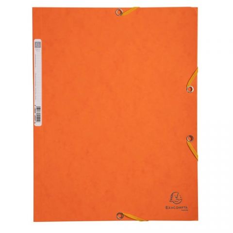 CARPETA SOLAP.EXACOMPTA CART. A4 NARANJA