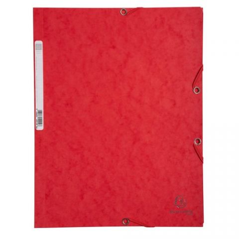 CARPETA SOLAP.EXACOMPTA CART. A4 ROJO