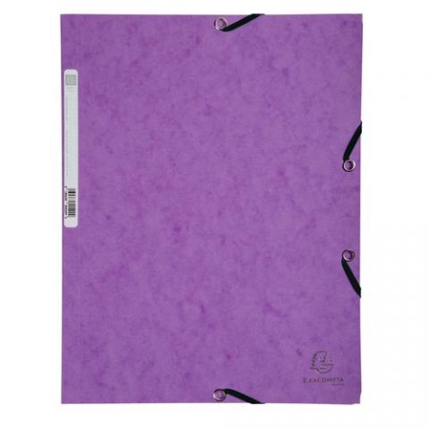 CARPETA SOLAP.EXACOMPTA CART. A4 MORADO