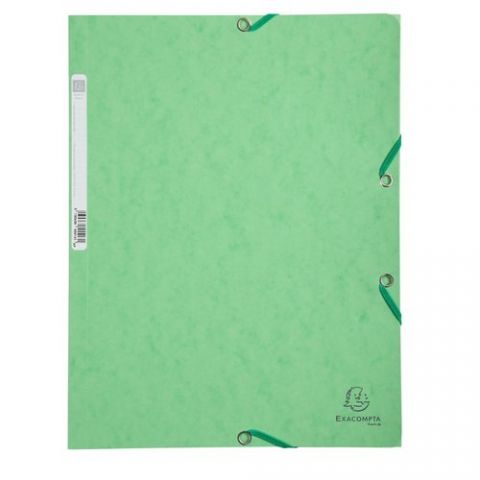 CARPETA SOLAP.EXACOMPTA CART. A4 VERDE C