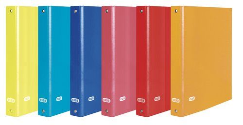 CARPETA de ANILLAS ELBA CARTON FORRADO COLOR Fº 4