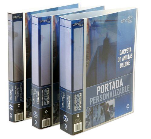 CARPETA CANGURO OFFICE BOX PP TRANS. A4 2 an.40mm