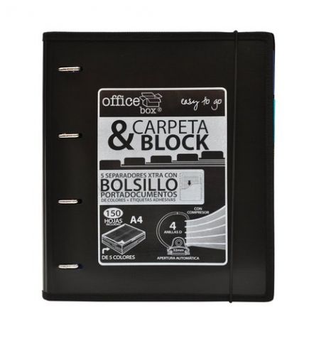 CARPEBLOC OFFICE BOX A4 4an.32 mm MIXTAS AUTOMATIC