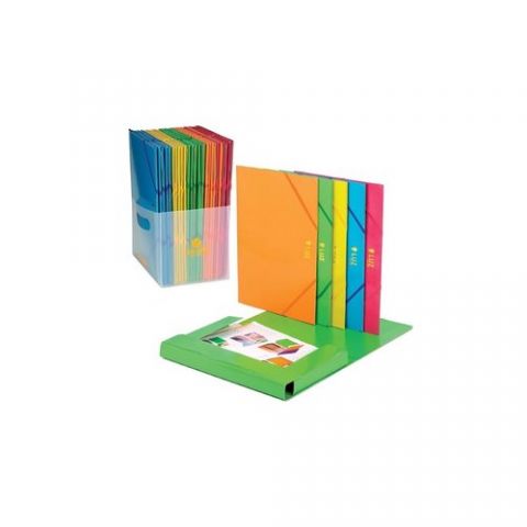 CARPETA de GOMAS y SOLAPAS CARCHIVO LUZ CARTON PLA