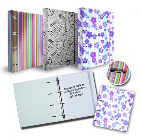 CARPEBLOC IBERPLAS CARTON FORRADO FASHION A4 4 an.
