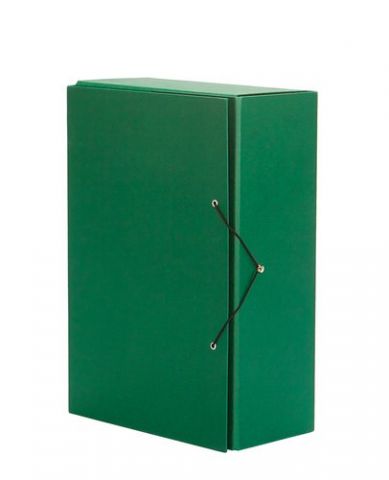 CARPETA de PROYECTOS PARDO A4 GOMAS 15 cm VERDE