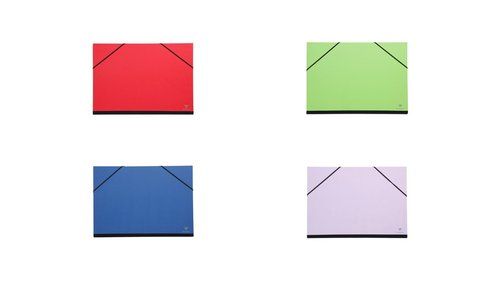 CARPETA de DIBUJO CLAIREFONTAINE CARTON C/GOMAS A3