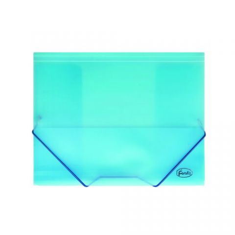 CARPETA SOLAP.FOROFIS PP A4 TRANS. AZUL