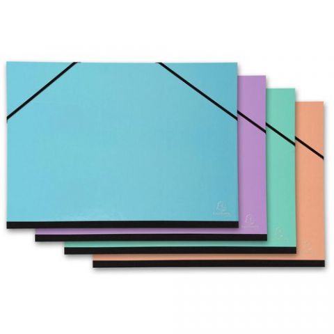 CARPETA de DIBUJO EXACOMPTA AQUAREL CARTON C/GOMAS