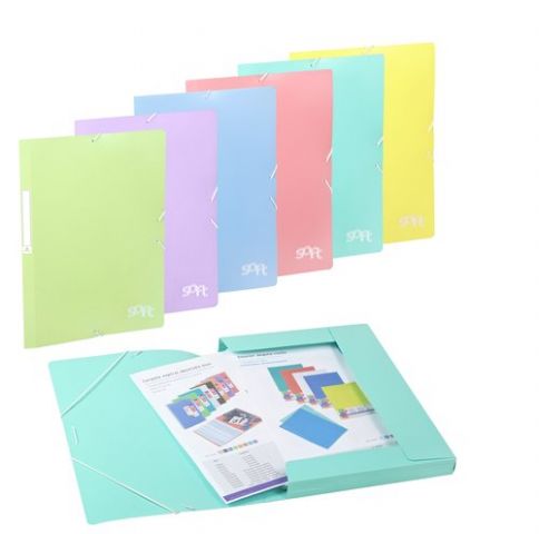 CARPETA de GOMAS y SOLAPAS CARCHIVO SOFT POLIPROPI