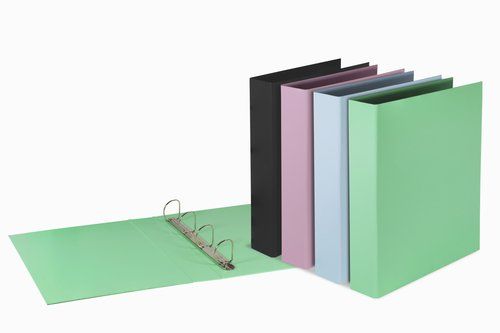 CARPETA de ANILLAS PARDO PASTEL TOUCH Fº 4 an.MIXT