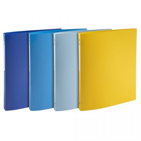 CARPETA de ANILLAS EXACOMPTA BEE BLUE PP A4+ 4 an.